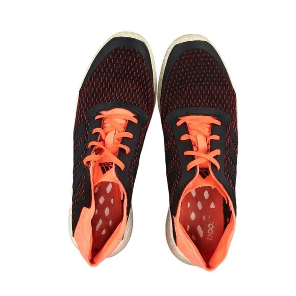 Adidas Shoes Mens 11.5 Sneakers Ultra Boost Trainers Reveal Black Orange Running - Picture 6 of 11